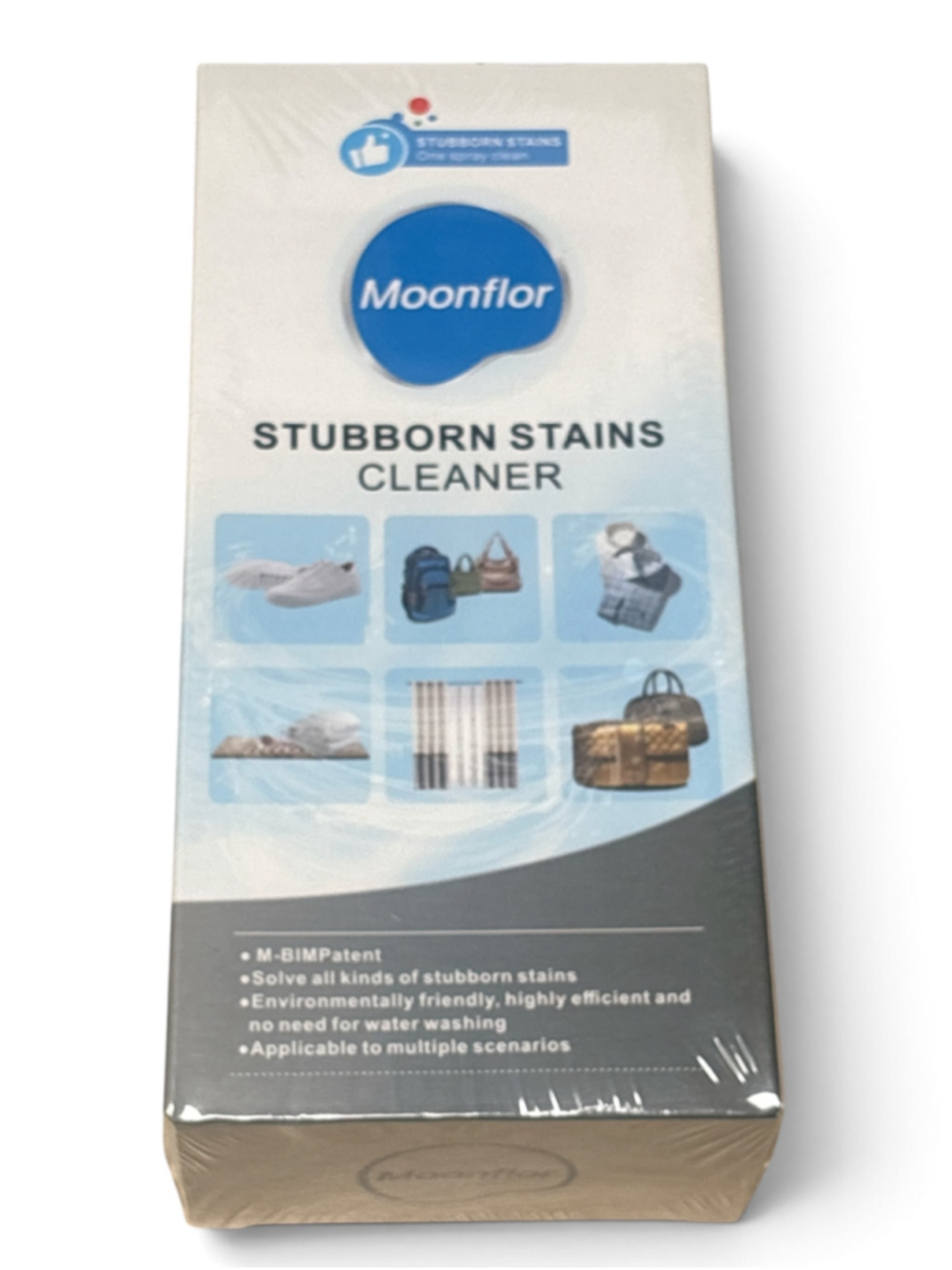 Moonflor Stubborn Stains Cleaner 150ml Spray - White and Blue